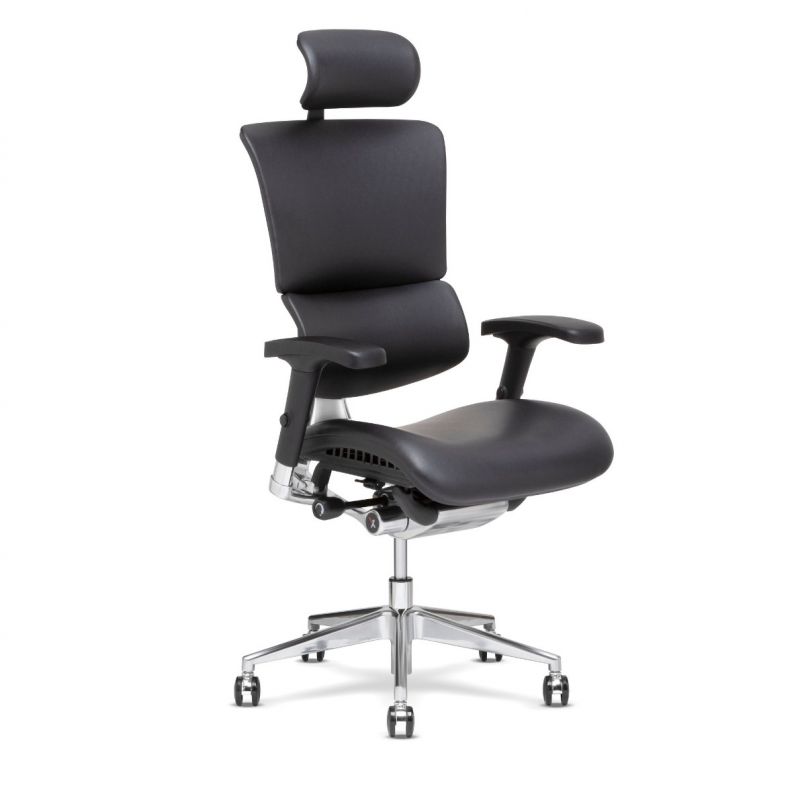 X4 Black Leather Executive Chair