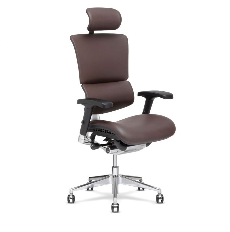 X4 Brown Leather Executive Chair