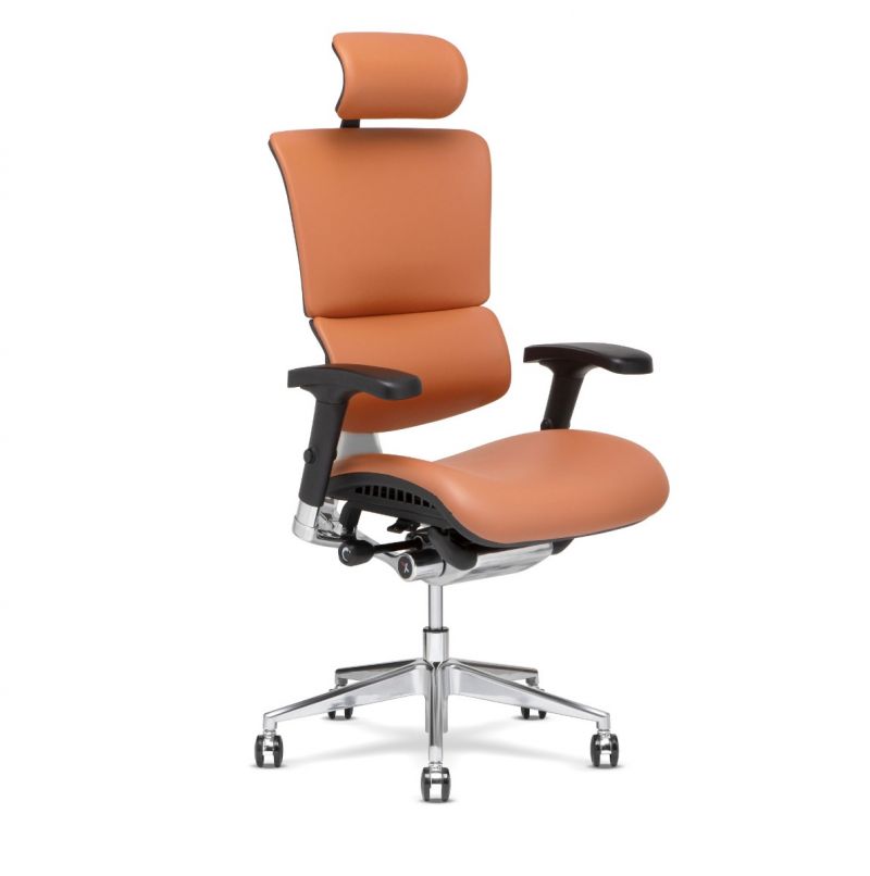 X4 Cognac Leather Executive Chair