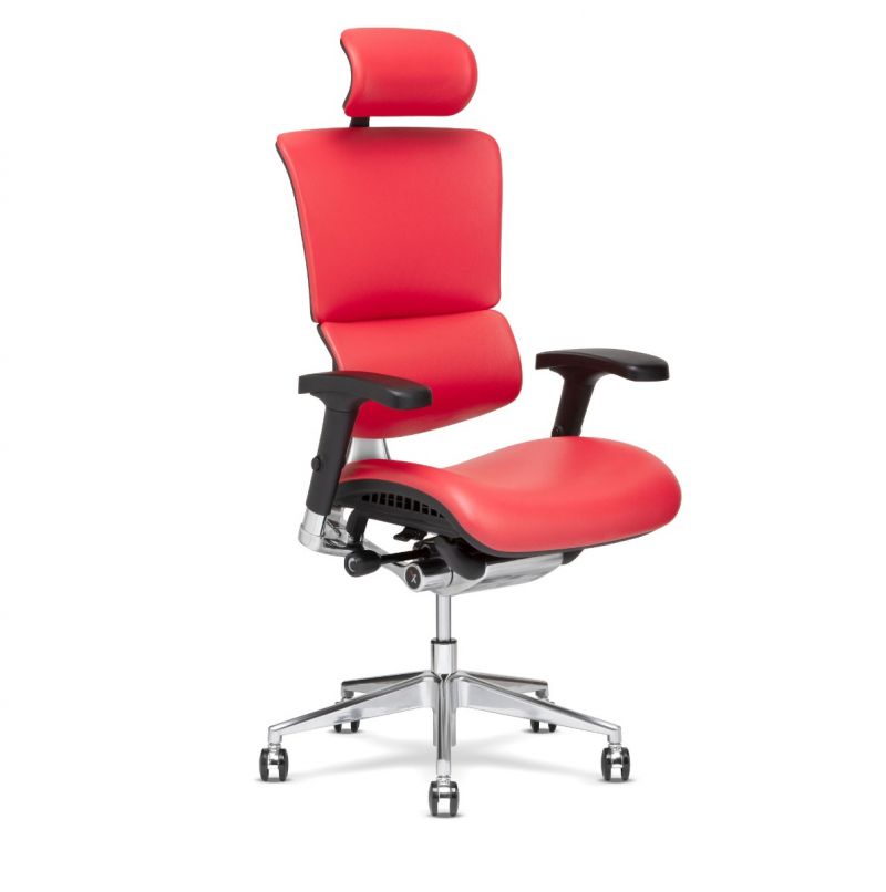 X4 Red Leather Executive Chair