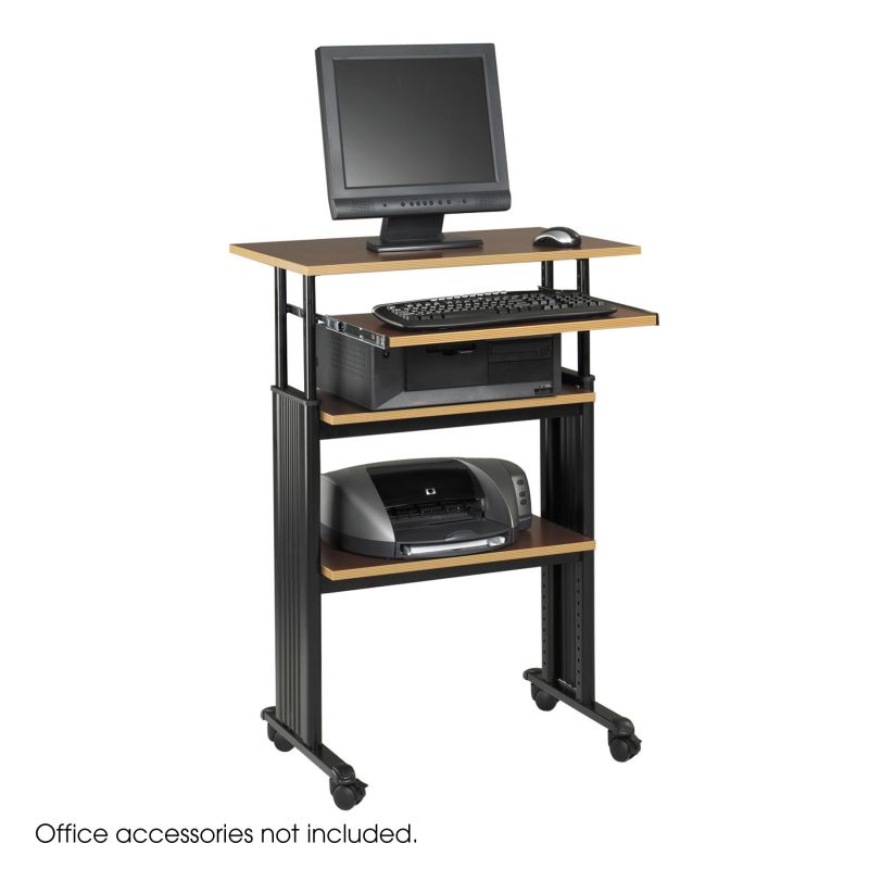 Safco Muv Stand-up Adjustable Height Desk (Cherry)