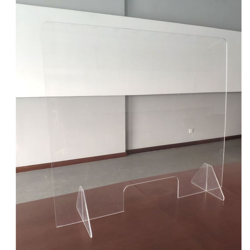 Office Source All Acrylic Desk Top Screen with Transaction Space