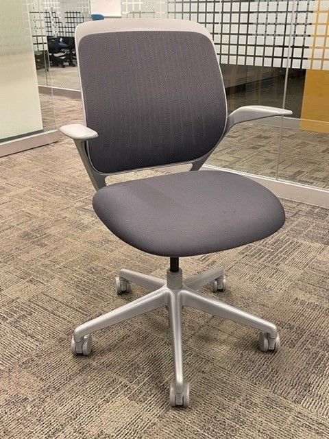 Steelcase Cobi Chair (Grey/Silver)