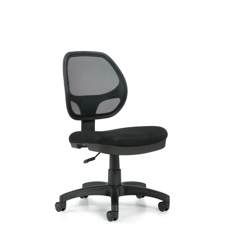 Offices to Go Mesh Back Armless Task Chair