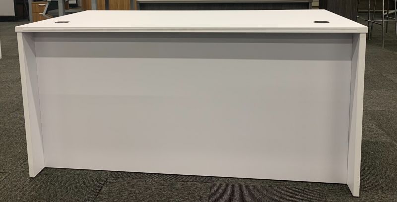 KAI/i5 Industries 30x60 Rectangular Double Ped Desk - White
