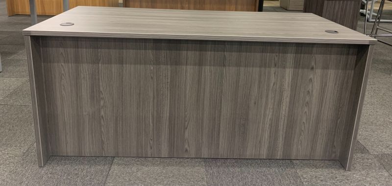 KAI/i5 Industries 30x66 Rectangular Double Ped Desk - Samoa Grey