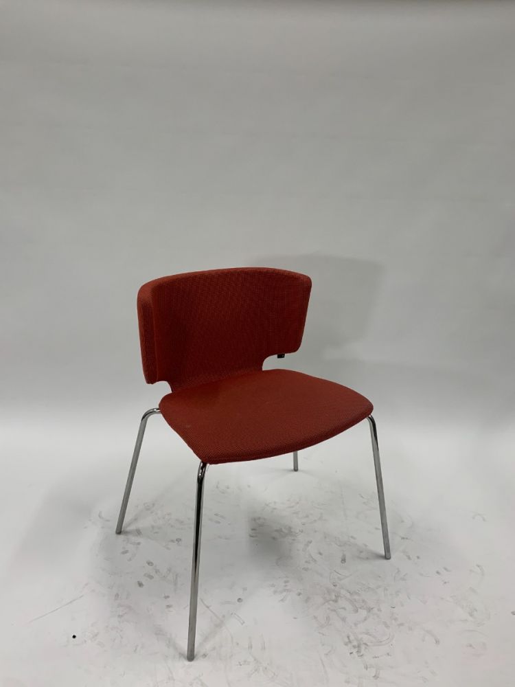 Steelcase Coalesse Wrapp Side Chair (Light Red)