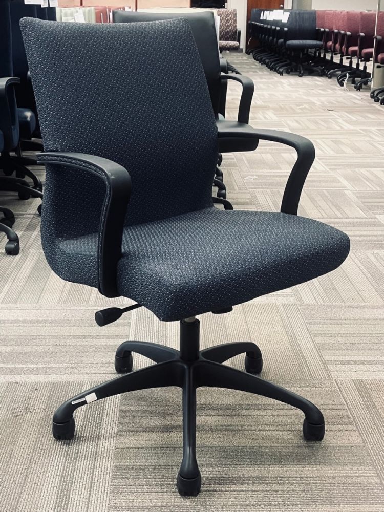 Steelcase Chord Mid Back Conference Chair (Blue/Black)