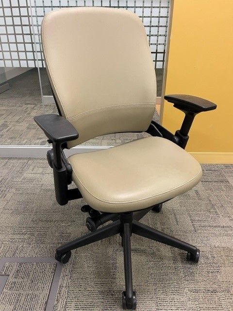 Steelcase V2 Leap Task Chair (Light Brown/Black)