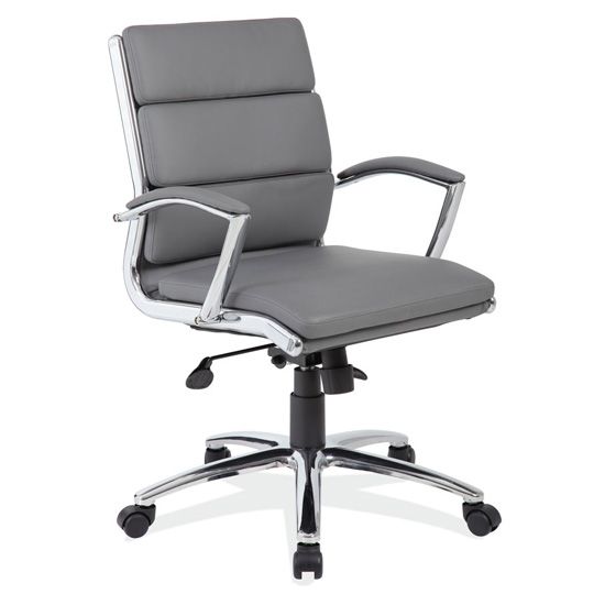 grey task chair