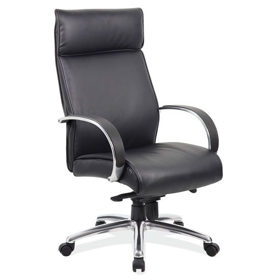 Office Source Prestige Collection: Black High Back Executive Chair
