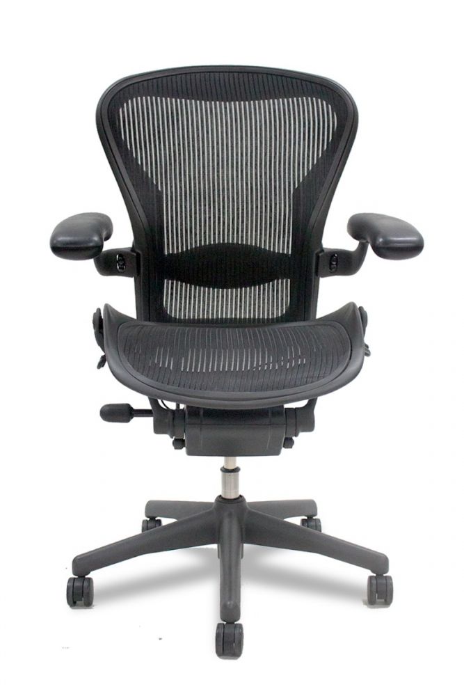 Herman Miller Aeron 'B' Work Chair (Carbon) 3 Tab