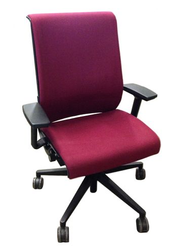 Steelcase Think Task (Red Violet) w/ 4 Way Arms