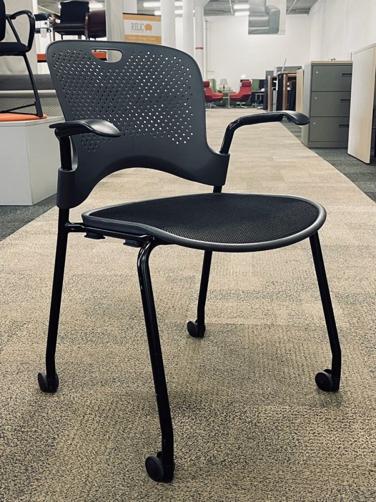 Herman Miller Caper Stacking Chair (Black)
