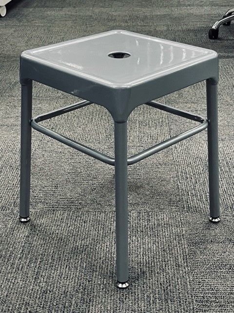 SAFCO Steel Guest Stool 15" (Silver)