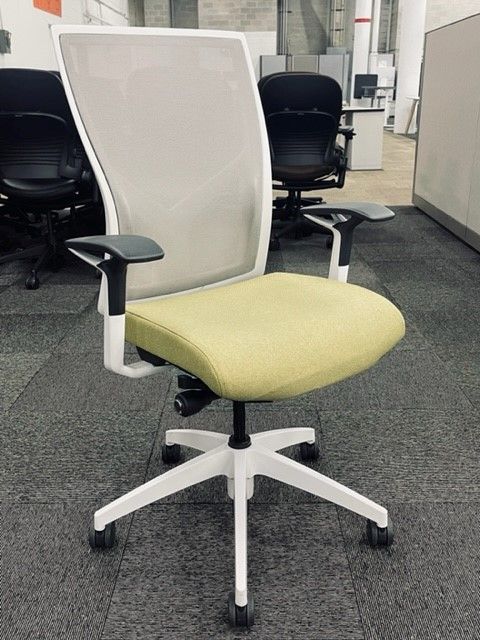 SitOnIt Seating Torsa Task Chair (Yellow/White)
