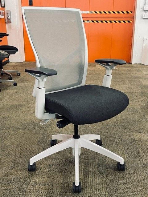 SitOnIt Seating Torsa Task Chair (Grey/White)