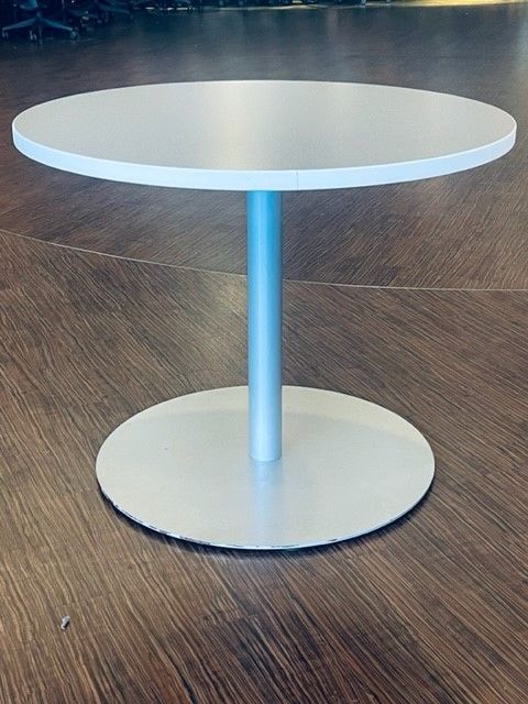 Steelcase 36" Grey Round Enea Cafe Table