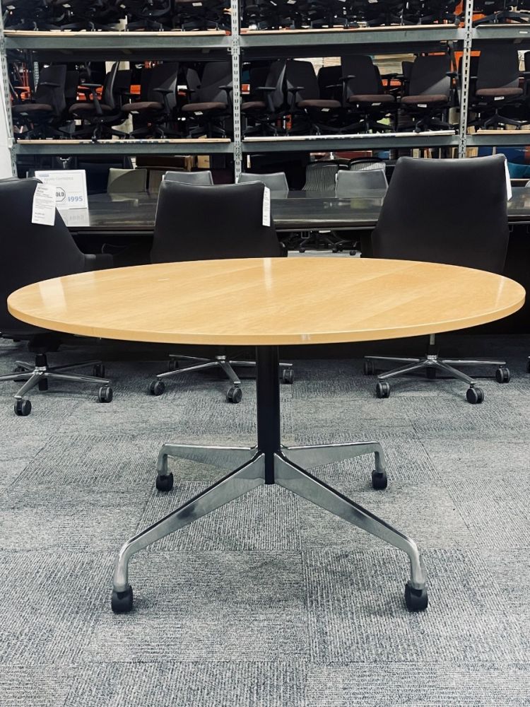 Herman Miller 48" Round Top Eames Table