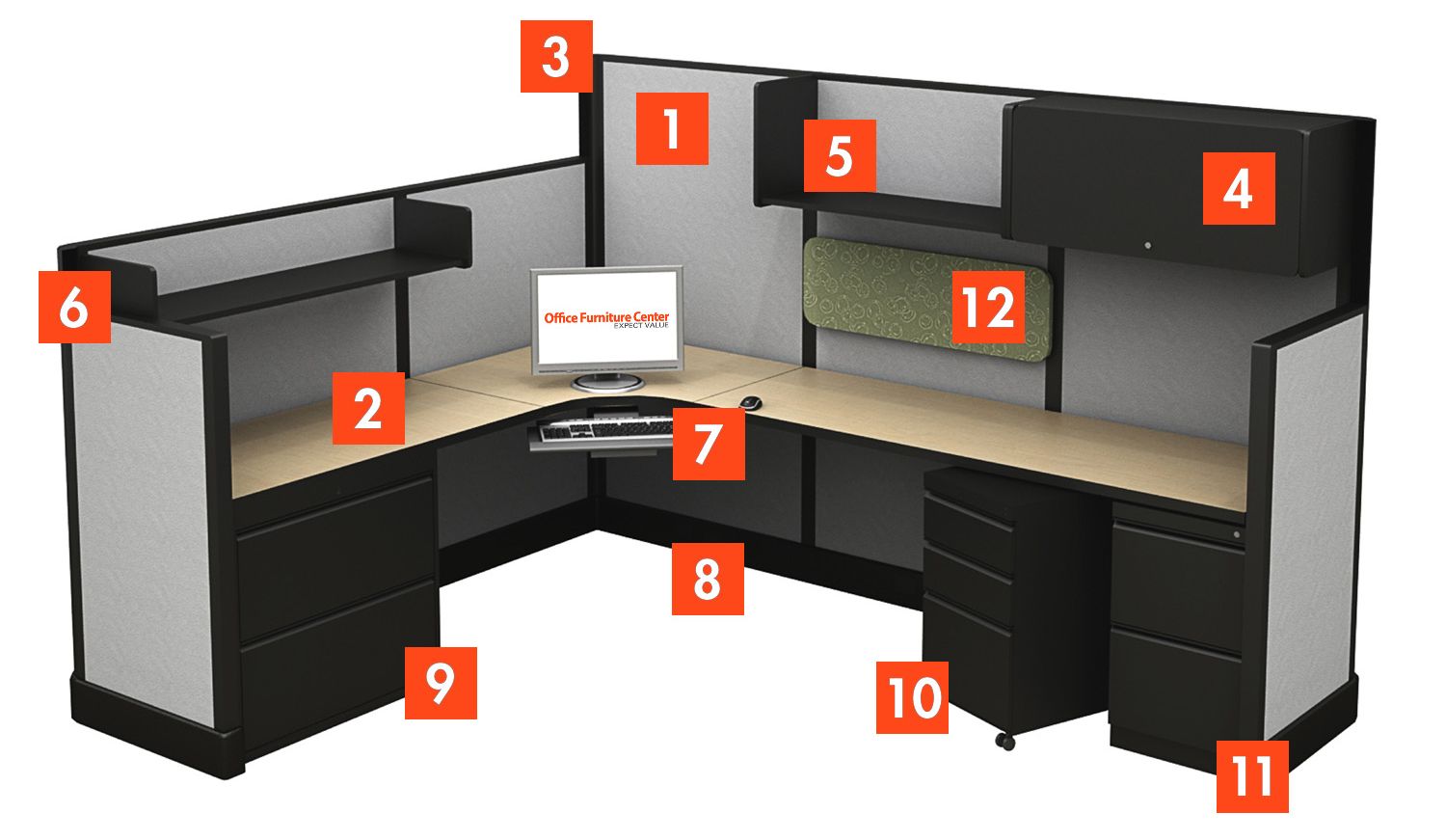 Workstation & Cubicle Components | Office Furniture Center